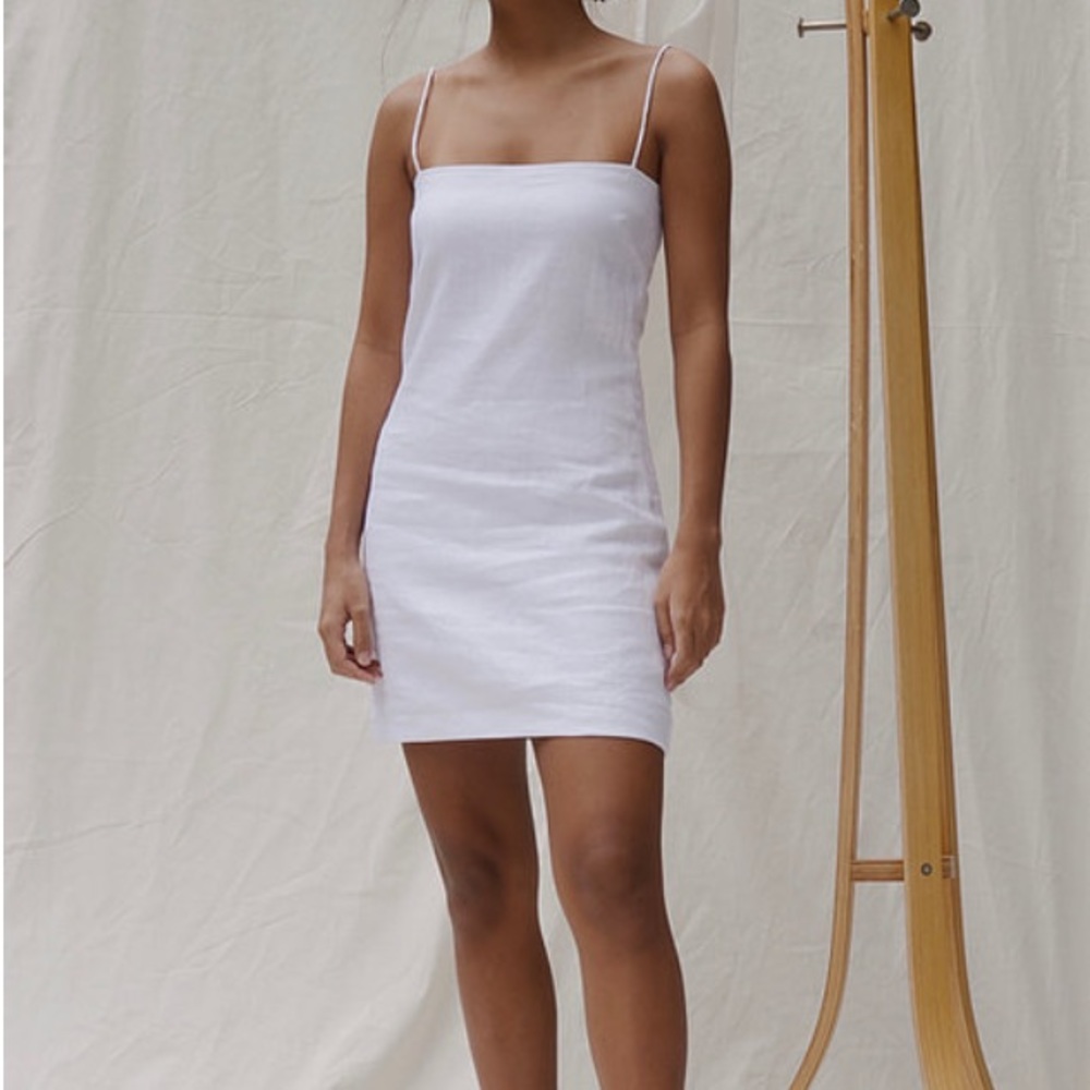 NEW Araw the Line Presko shift mini dress (white)